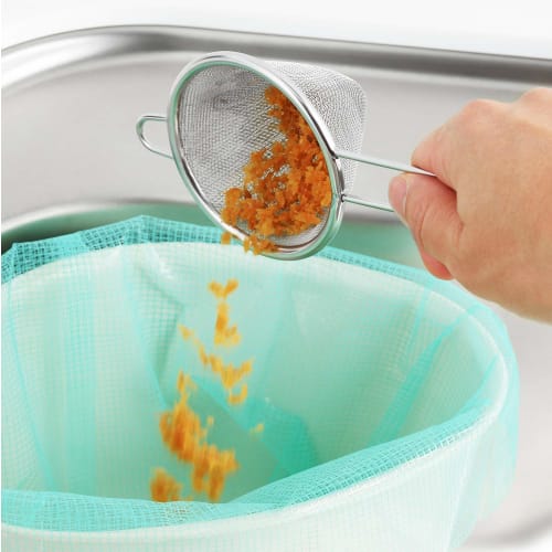 Yoshikawa YJ2825 Mini Strainer for Oil Pot and Fried Food Scraps, Made In Japan, Cooking ABCs