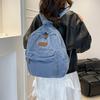 Džínový batoh Dámský velkokapacitní batoh Student Schoolbag
