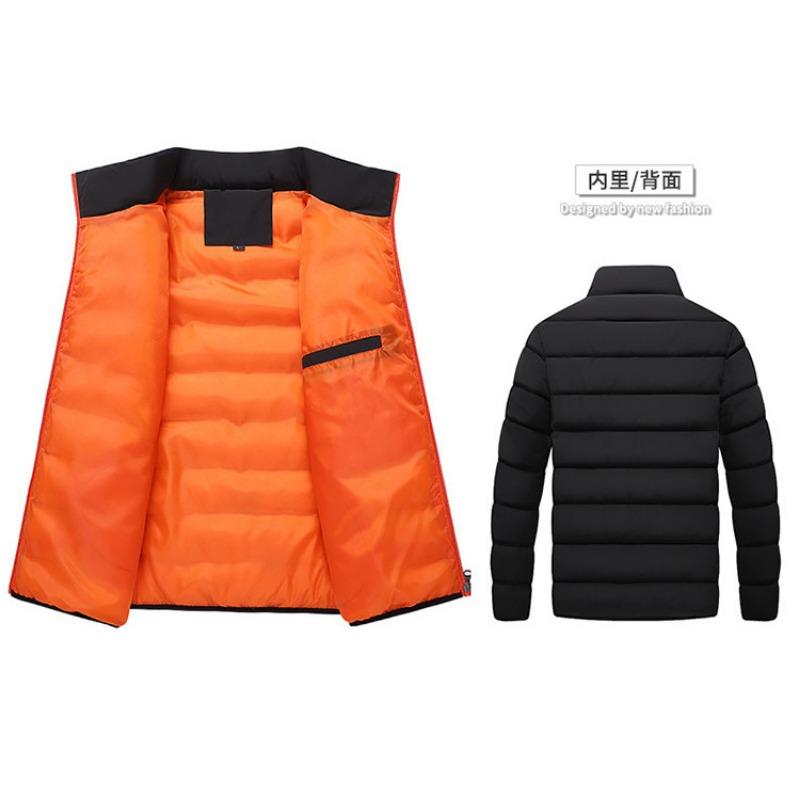 Men Plus Size Loose Thick Short Casual Winter Padded Jacket