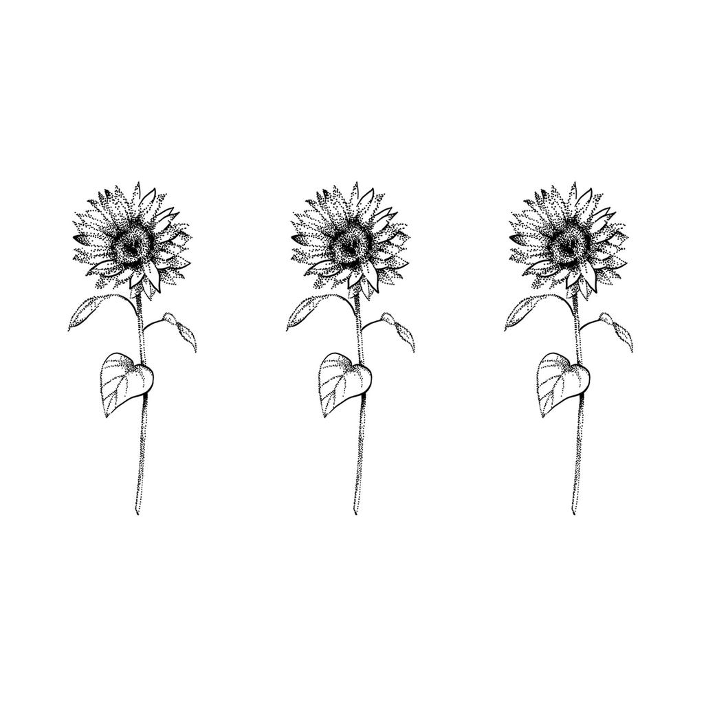 High-End Small Fresh Color Beautiful English Flower Hand Collarbone Simulation Flower Tattoo Sticker