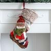 Christmas Stockings Large Xmas Gift Bags Fireplace Decoration Christmas Socks New Year Candy Holder Christmas Decor for Home