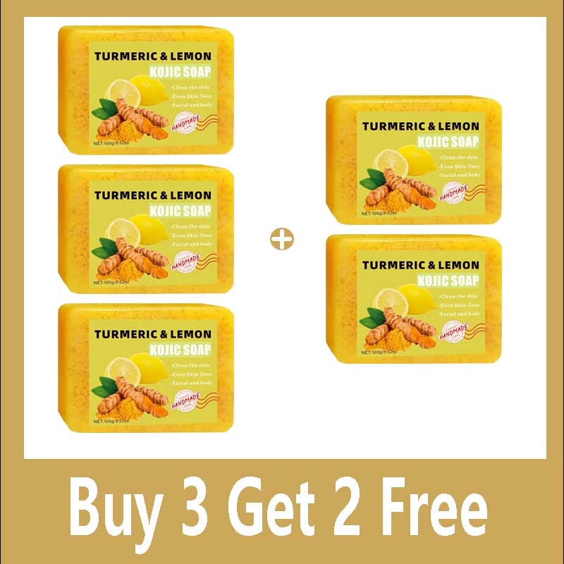 Turmeric Soap Face Cleansing Anti Acne Lightening Face Whitening Skin Remove Pimples Moisturizing Skin For All Skin Types