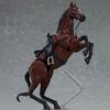 PVC Horse Figure Movable Joints Simulation Horse Figurine with Saddle Miniature Horse Model Collectible Toy Decoration Ornament