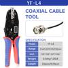 YF-L7 Hand-Powered Coaxial Ratchet Crimp Kit with 6 Replaceable Jaws  Customizable Tool Sets for RG Cable RF Connectors