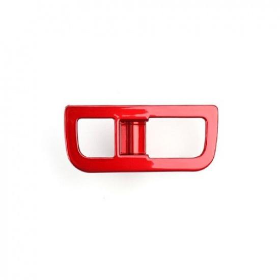 Inner Tailgate Rear Door Switch Trim 1PCS For Hyundai Kona 2024-2025 Bright Red