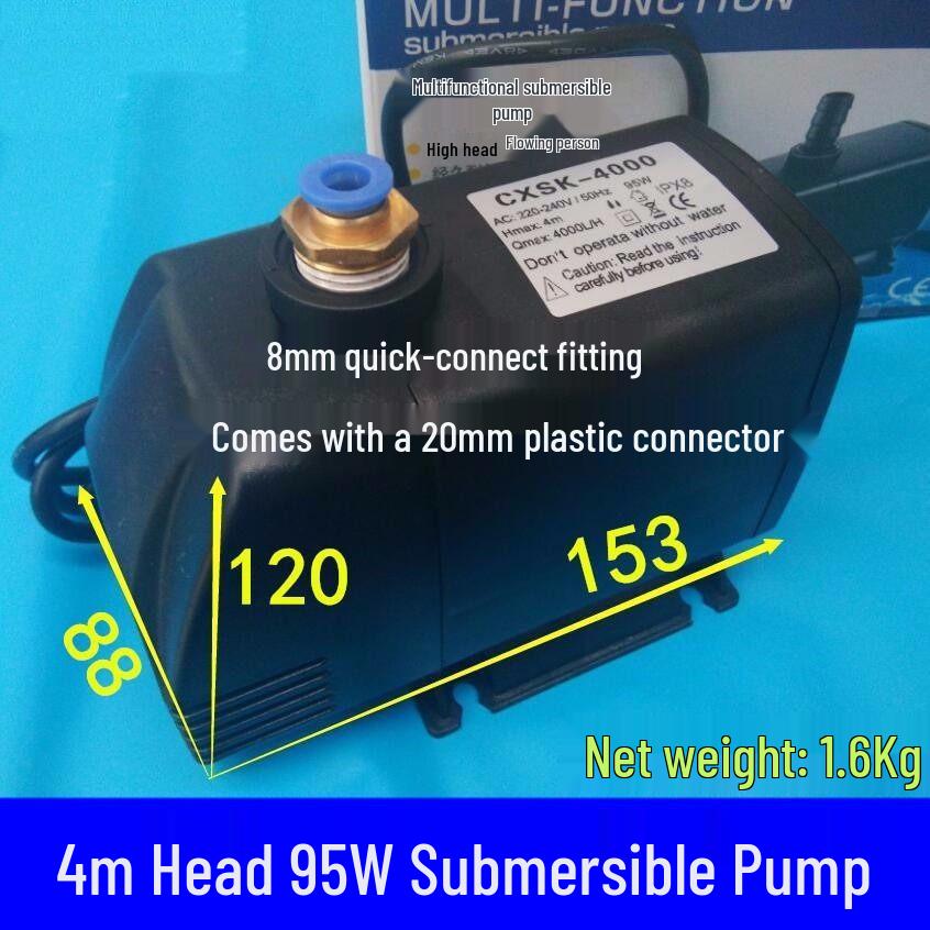 Submersible Cooling Pump for Engraving Machines, Drills, Fountains, and Fish Tanks