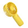 Portable Fan Rechargeable3Speeds Mini Handheld Fan Pocket Size Lightweight Strong Wind Power Long Runtime Low Noise Cute Design For Outdoor Office