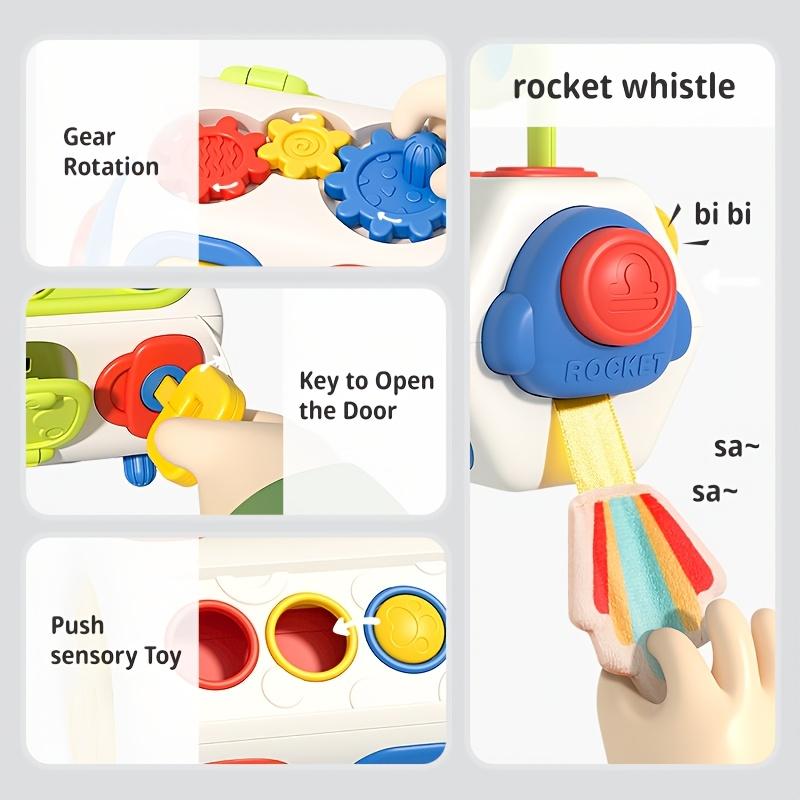 Nowe kostki Montessori Busy Cube dla malucha, sensoryczne aktywności, tablica aktywności, wczesna edukacja, zabawki podróżne, prezent dla dziecka