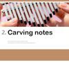 21 tone mini kalimba clear crystal kalimba acrylic thumb piano acoustic finger piano portable instrument