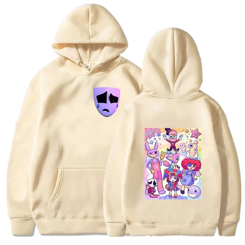 Hanoracele Amazing Digital Circus Femei Harajuku Kawaii Pomni Jax Gangle Kinger Zooble Topuri Hanorace Unisex cu Glugă