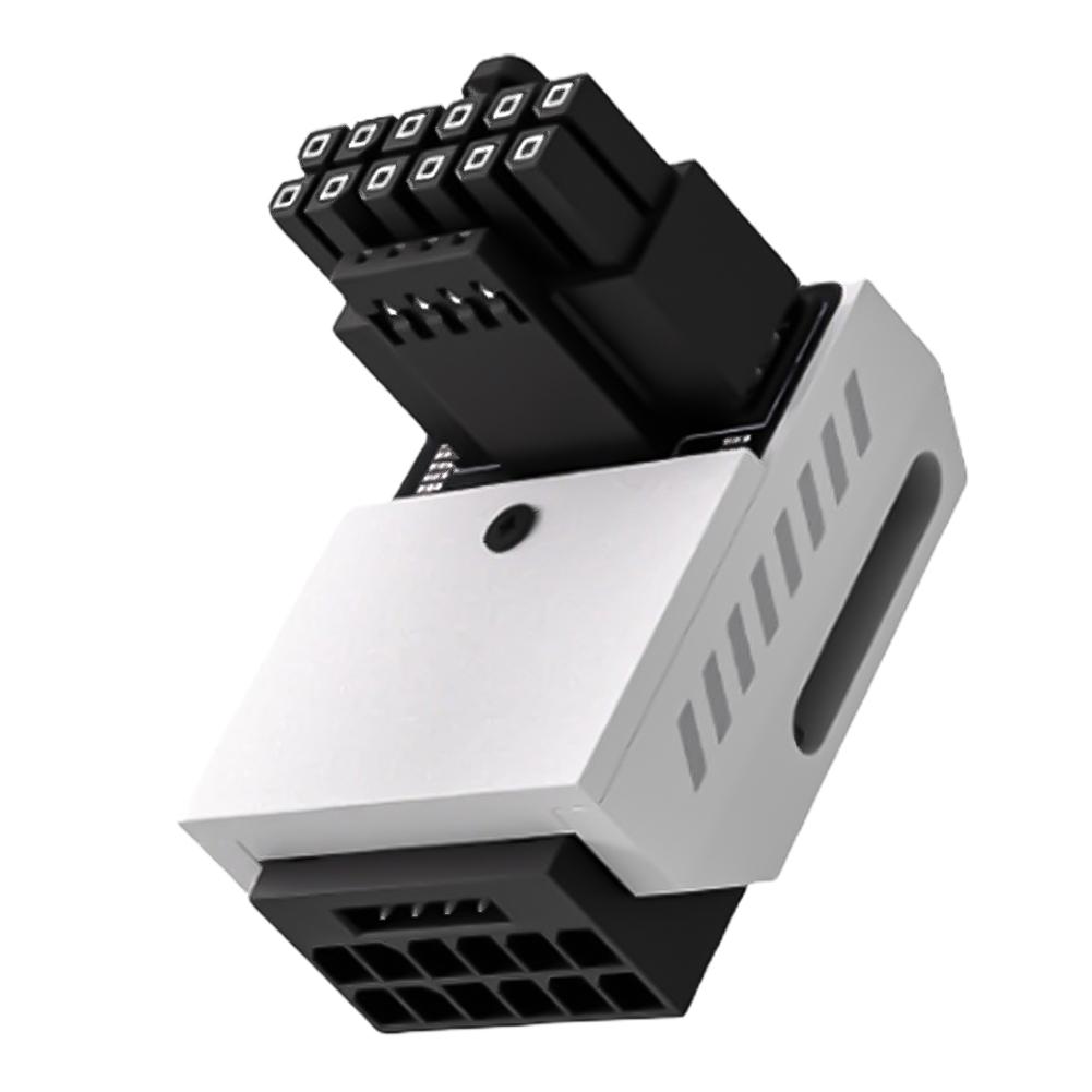 600W 12+4pin 12V HPWR Adapter 90 Degree Right Angle 16pin 12VHPWR PCI-e 5.0 16pin Power Adapter for RTX 3090Ti 4070Ti 4080