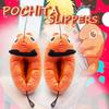 Chainsaw Man Pochita Plush Tug Warm Shoes Children Adult Non Slip Indoor Home