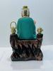 1PCS Resin 12 Inch Seven Colored Medicine King Statue Gold Plated Taoist Buddha Statue Offering Ornament Home Decoration