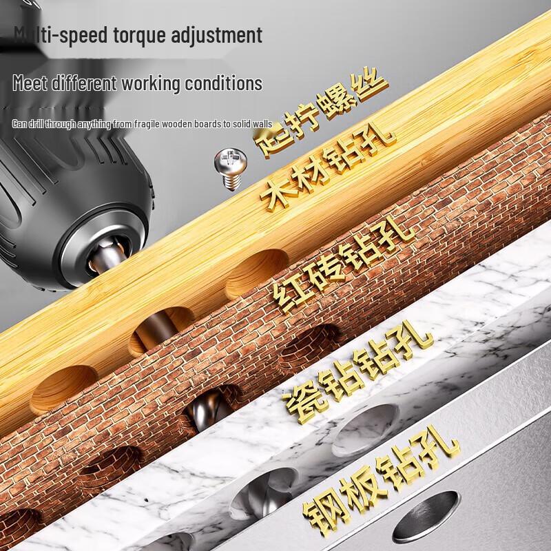 Zhipu 12V Cordless Impact Drill & Screwdriver Kit CN plug (adapter included)