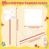 100pc Summer Event DIY Paper Pinwheels Crafts Set Blanks White Small Windmills Kits Bulk Drawing Party Kid Toy Assembly Handheld