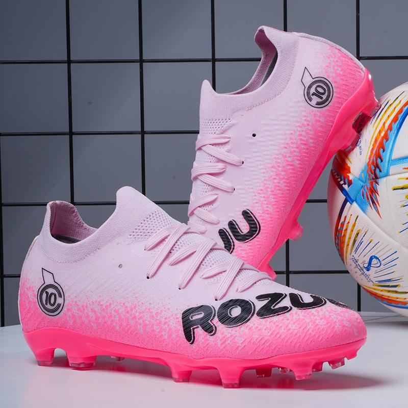 

Men Football Boots Professional Long Spikes Sneaker Training Outdoor Casual Soccer Shoes Boy Ultralight Non Slip Football Shoes 35