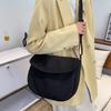 Solid Color Women Crossbody Bag Simple Ladies Shoulder Bag Waterproof Nylon Women'S Handbags Fashion Messenger Bag Women