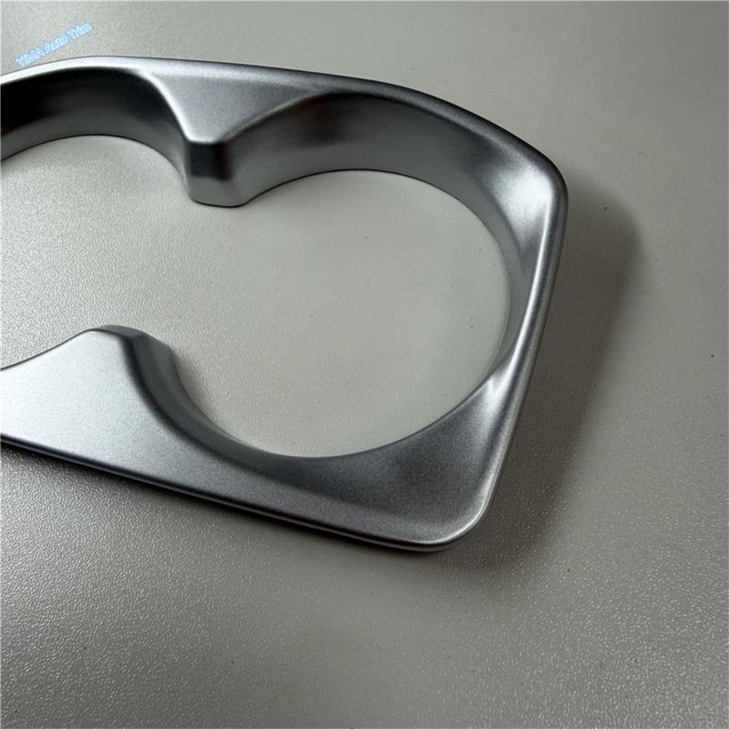 Water Cup Holder Frame Cover Trim For Peugeot 3008 5008 GT 2017 -  ABS Carbon Fiber / Matte Decoration Interior Accessories