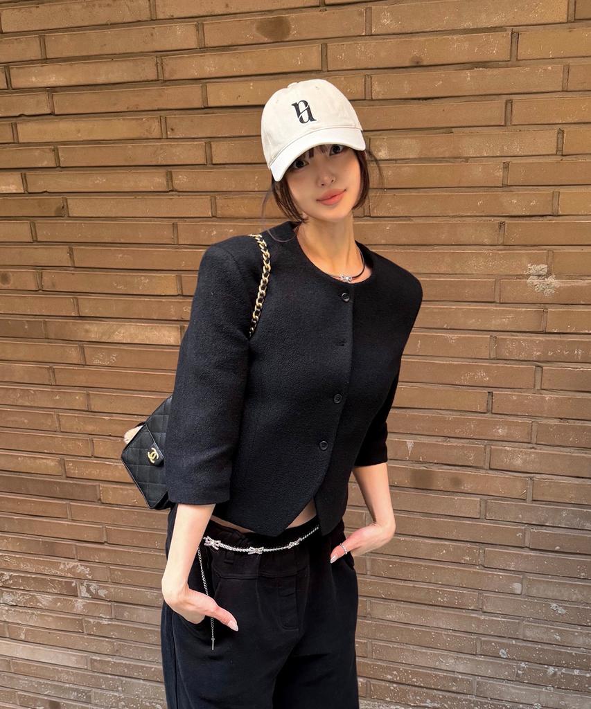 Luseoul Signature Basic Ball Cap Ivory