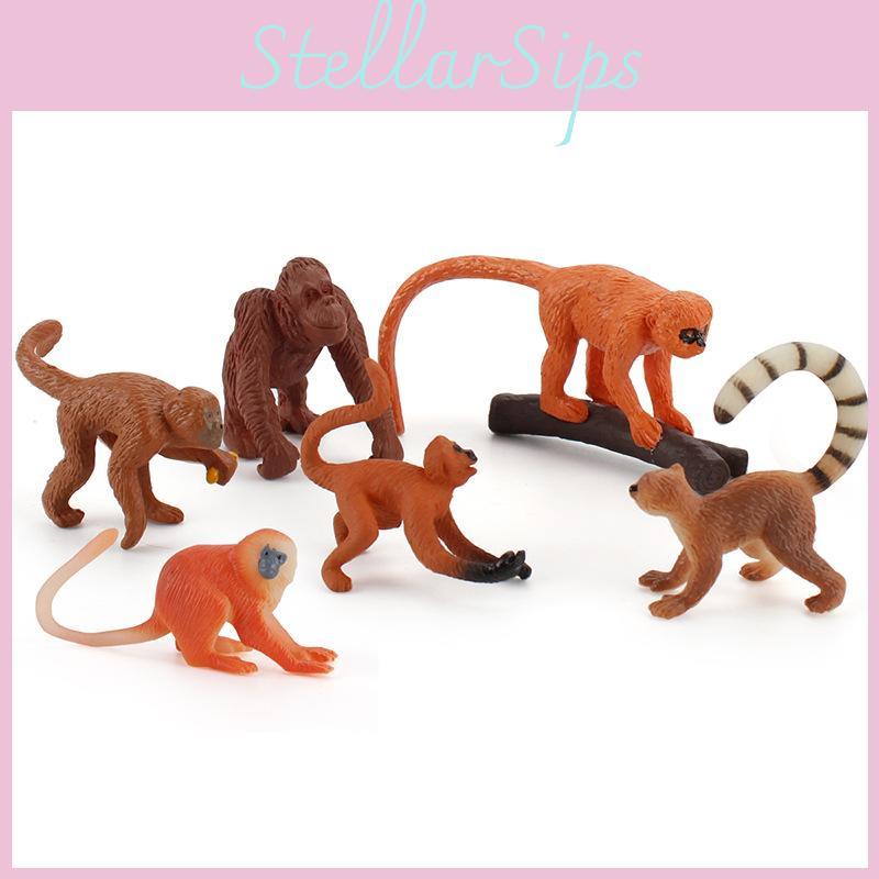 Realistic Monkey Model Plastic Toy For Collectors And Display Enthusiasts