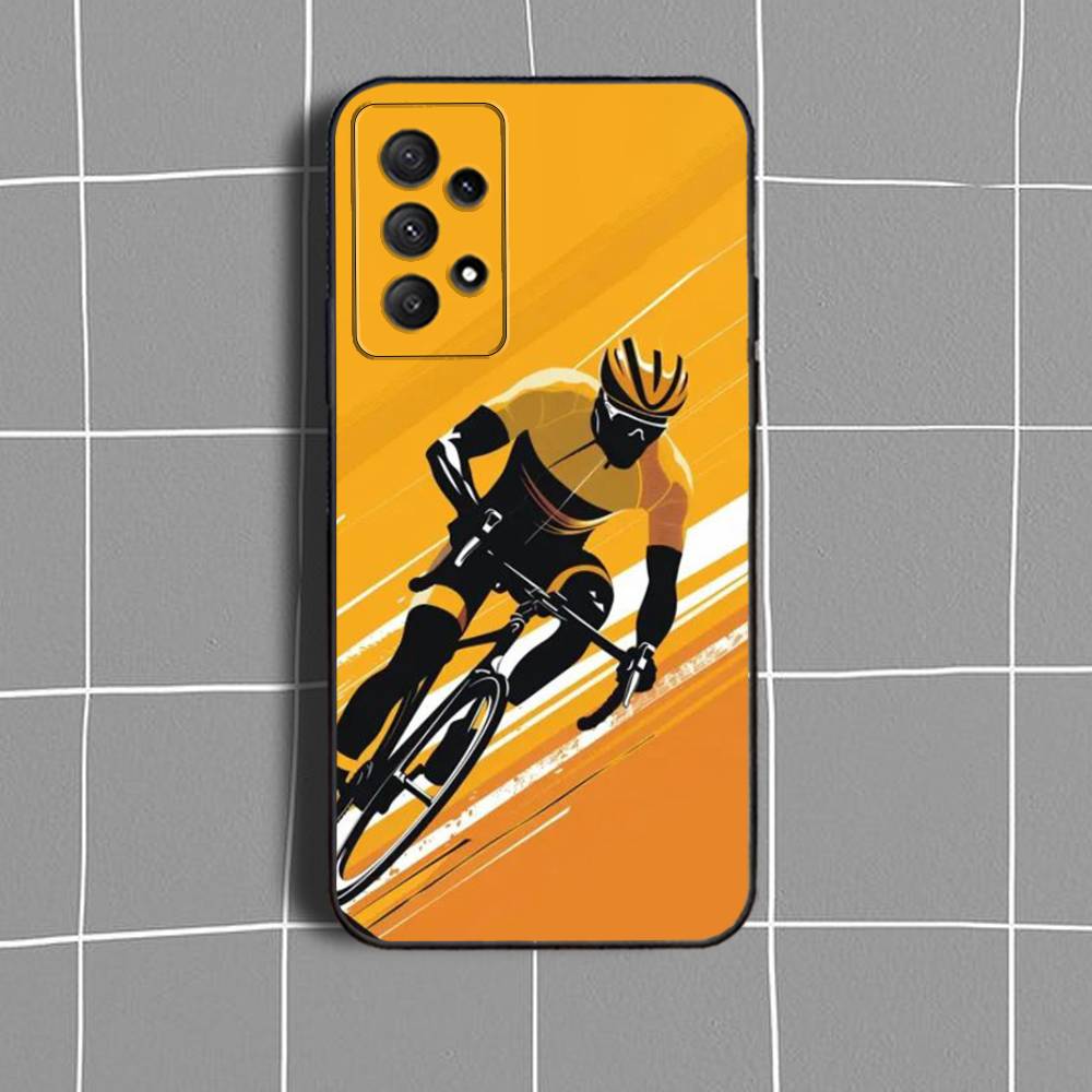 

T-TOUR-DE-F-FRANCE Phone Case For Samsung Galaxy A 91,80,73,72,71,53,52,51,22,5G Shockproof Soft Black Cover Samsung a325g