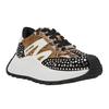 Womens/Ladies Snake Print Platform Trainers