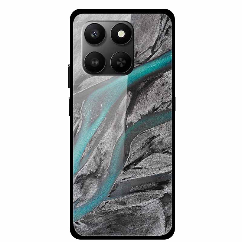 Glass Back Cover For Honor 200 Pro 5G Case Marble Hard Tempered Glass Case For Honor play 10T 400 Smart 5G Case 6.77" Shell Para