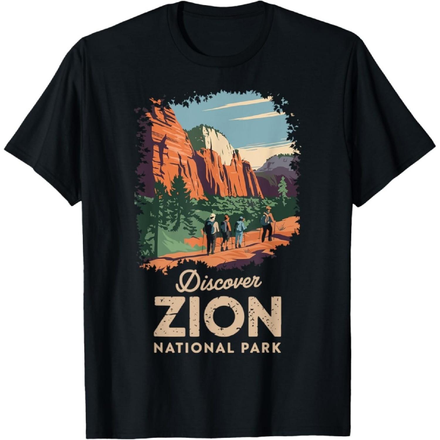 Discover Zion National Park Scenic Adventure T-Shirt S