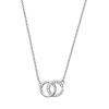 Letter Double C Necklace, Women's Collarbone Chain, Simple and Fresh Korean Version, Student Temperament Necklace Accessories