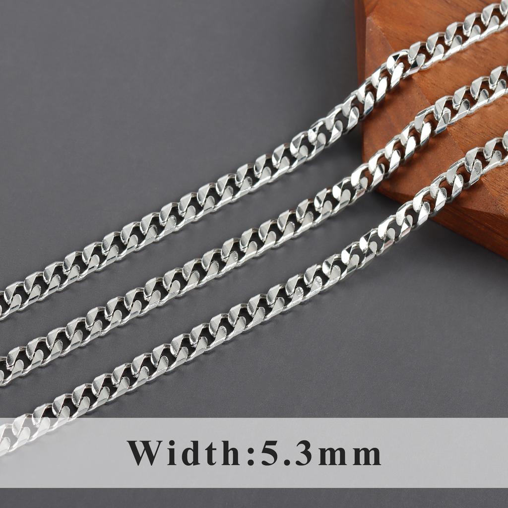 C219 1m/lot 18K Gold Rhodium Plated Copper Nickel Free DIY Jewelry Link Chain for Bracelet Necklace Making for Gift Wedding