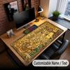 Tree of Life Theme Custom Mouse Pad Personalized With Name Text Customized Desk Mat For Office Home Decor