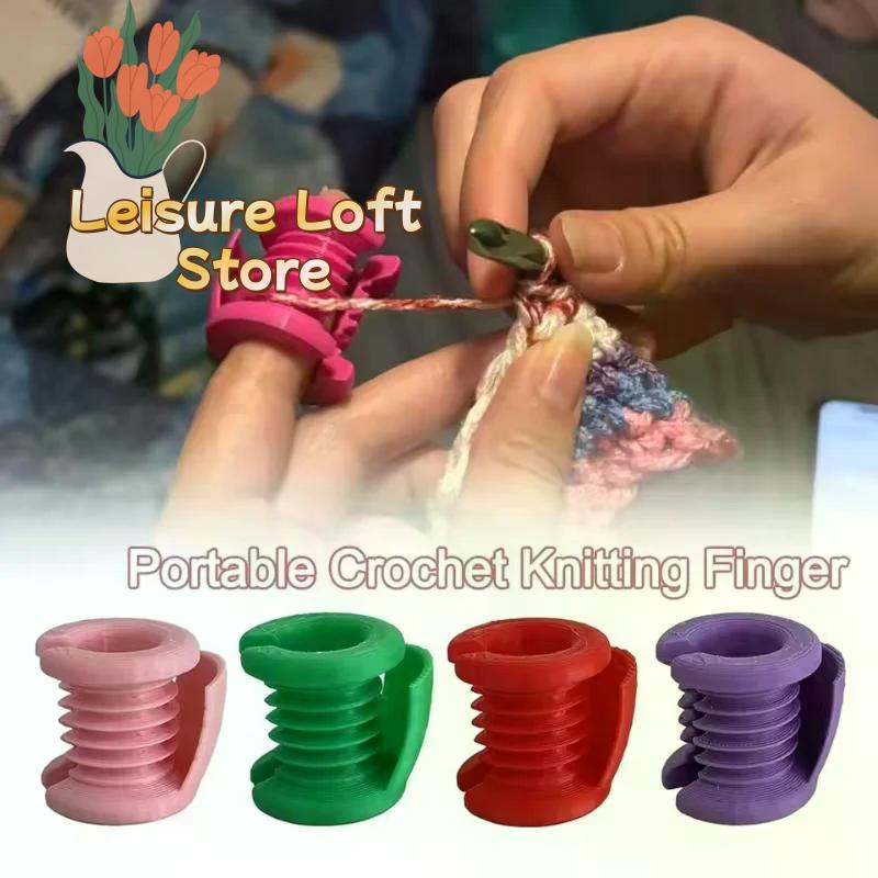 Portable Crochet Finger Guard, Sleeve Style & Washable, Prevents Blisters During Knitting or DIY Projects, Comfort Fit