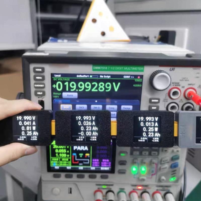 8-150V 25A Drohnen Akku Monitor Akku Tester Echtzeit Spannungen Stromanzeige Für Flugzeugmodelle Leistungsanalyse