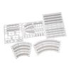 TOMYTEC TOMIX N Gauge Road Surface Parts Kit 2, Compatible with Mini Curves and Super Mini Curves, 3079, Model Train Supplies