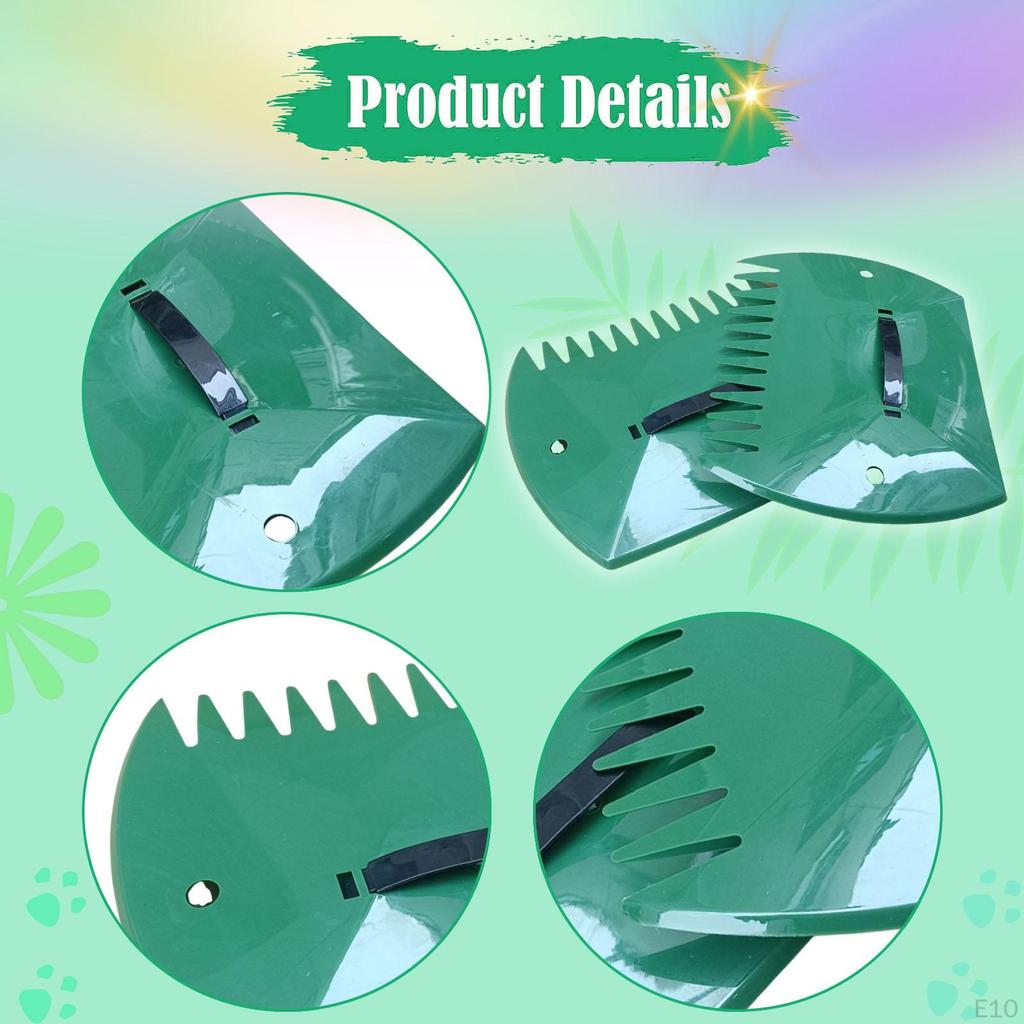 Claws Leaf Grabbers Hand Rakes Gardening Tool for Spreading Mulch, Lawn Clippings Debris, Garden,