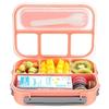 Mikrowellengeeignete Lunchbehälter Separater Bereich Lebensmittelbehälter Niedliche 4-Fach Lunchbox Picknick