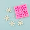 Silicone Snowflake Fondant and Cookie Cutter Mold for Christmas Decorations