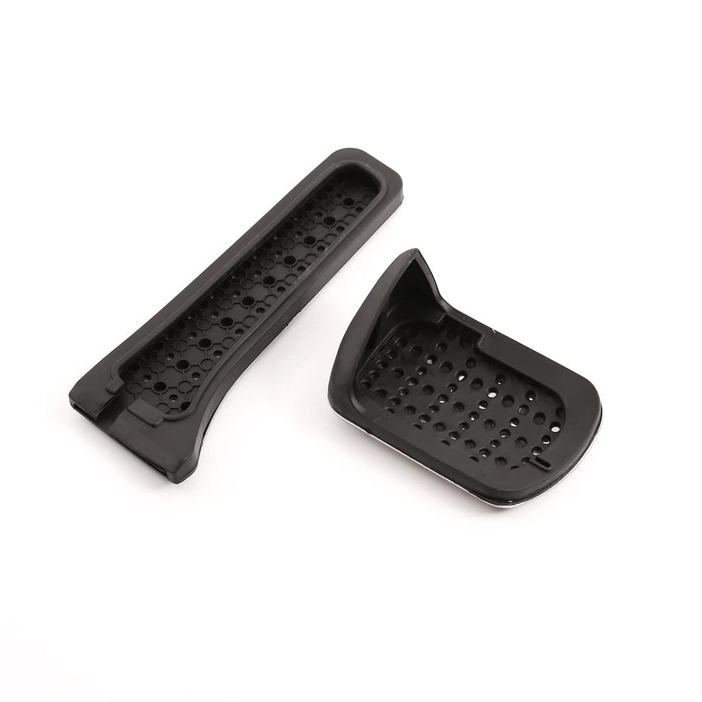CHEYA Stainless Steel Throttle Pedal Covers for C CLS GLK SLK Brake and Easy Custom W213 Mercedes-Benz E-Class 2016-2019, Accelerator,