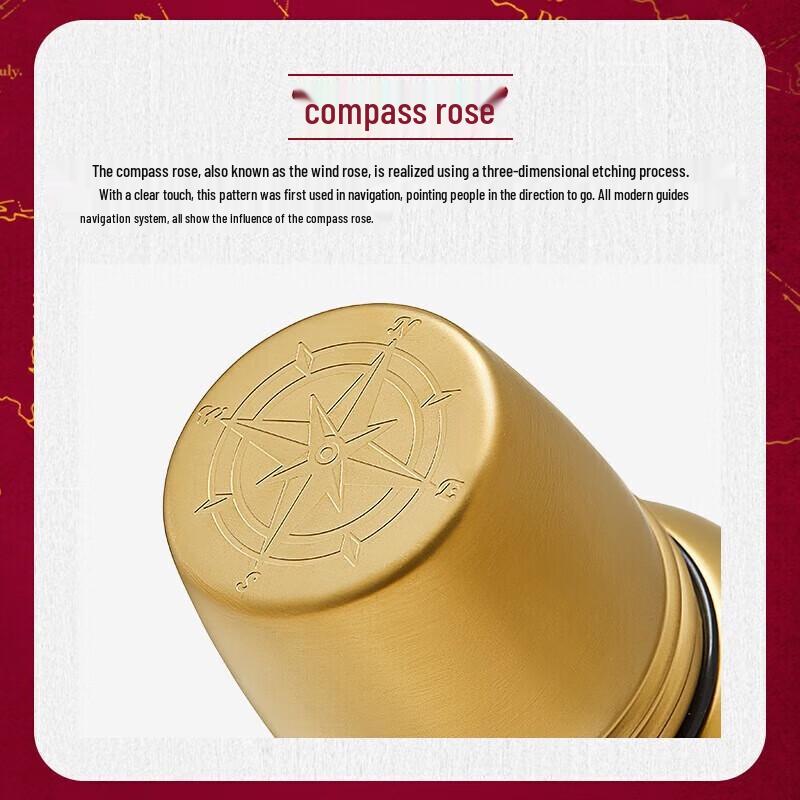 Thermos Retro Nautical Serie Edelstahl Isolierflasche