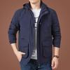 2022 Autumn Men's Plus Size Casual Jacket - Loose Fit for Middle-Aged Men
