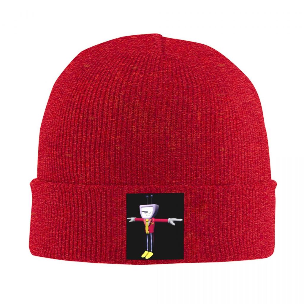 Deltarune Tenna TV Time Warm Knitted Cap Winter Knit Bonnet Hat Skullies Beanies Hip Hop Caps for Unisex