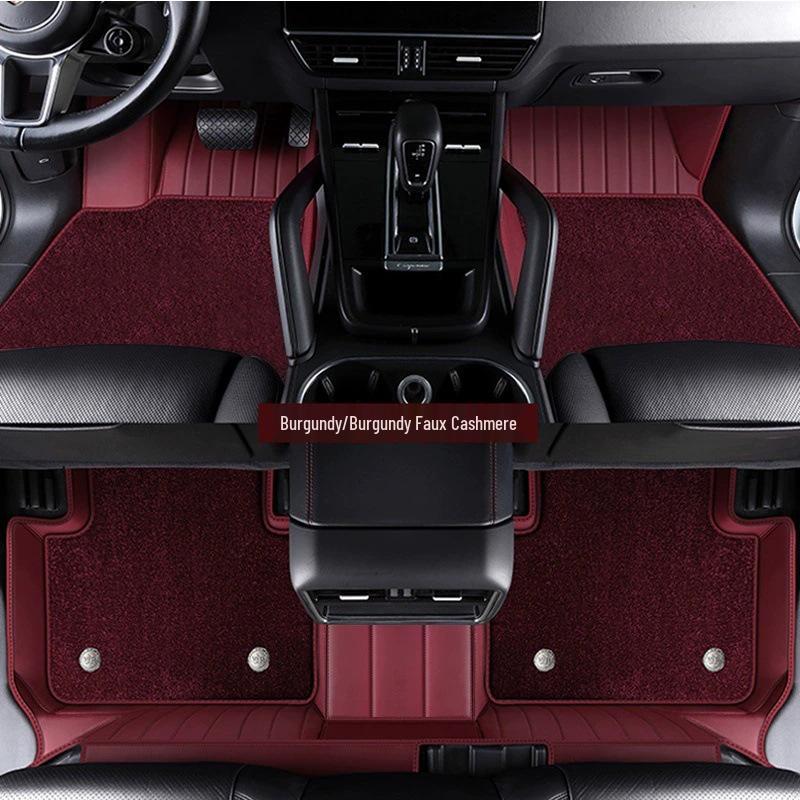 Premium Cowhide Floor Mats for Mercedes-Benz: Fits E300L, GLC260, GLE350 & More Models