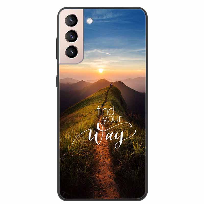 Per Samsung Galaxy S21 FE 5G Custodia Cartoon Dipinta Morbida TPU Custodie per Telefono per Galaxy S21FE S 21 FE Cover Posteriore in Silicone Coque Carina