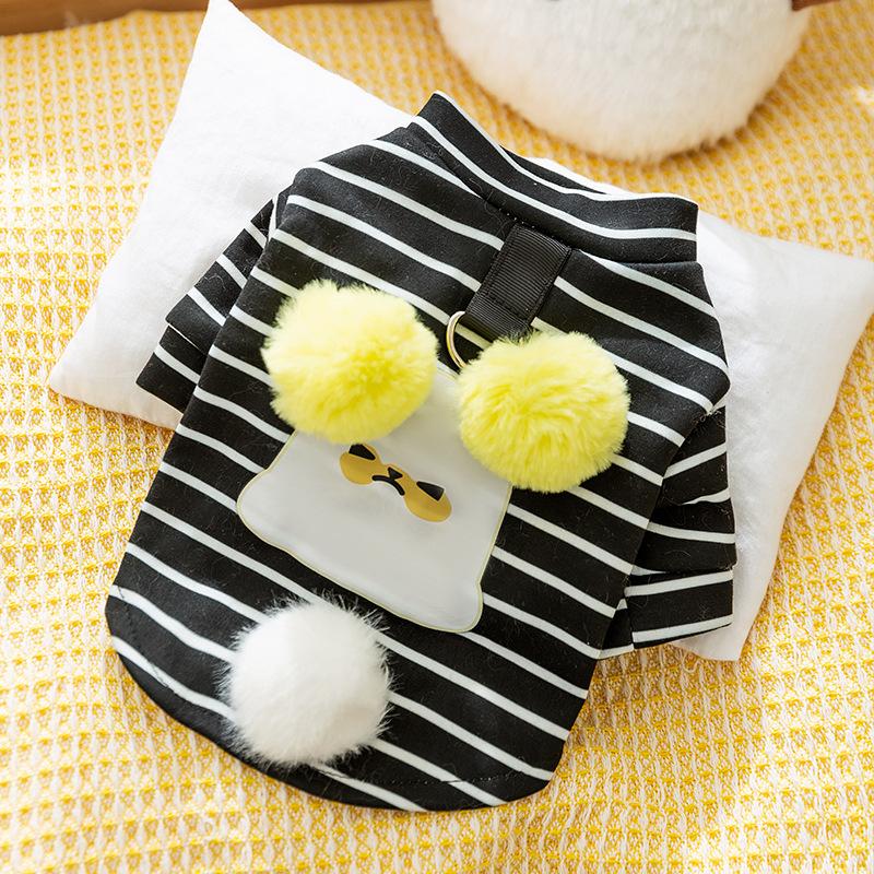 

Autumn and winter cat clothes cute hairball small puppy kitten warm bipod pet cat clothing S (recommended weight 3-2.5 kg)