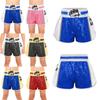 Kinder Boxshorts mit Pailletten Elastischer Bund Colorblock Seitenschlitz Shorts für Bühnenauftritte