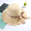 Women's Raffia Straw Sun Hat - Large Brim for Middle-Aged & Elderly