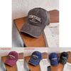 Street Style Retro Letter Embroidery Neutral Baseball Cap For Sun Protection And Casual Style
