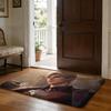 Floor Mat Soft Flannel Rug Non-Slip Absorbent Mat for Bathroom Bedroom Home Decor Anime Deep Love S-Sylus