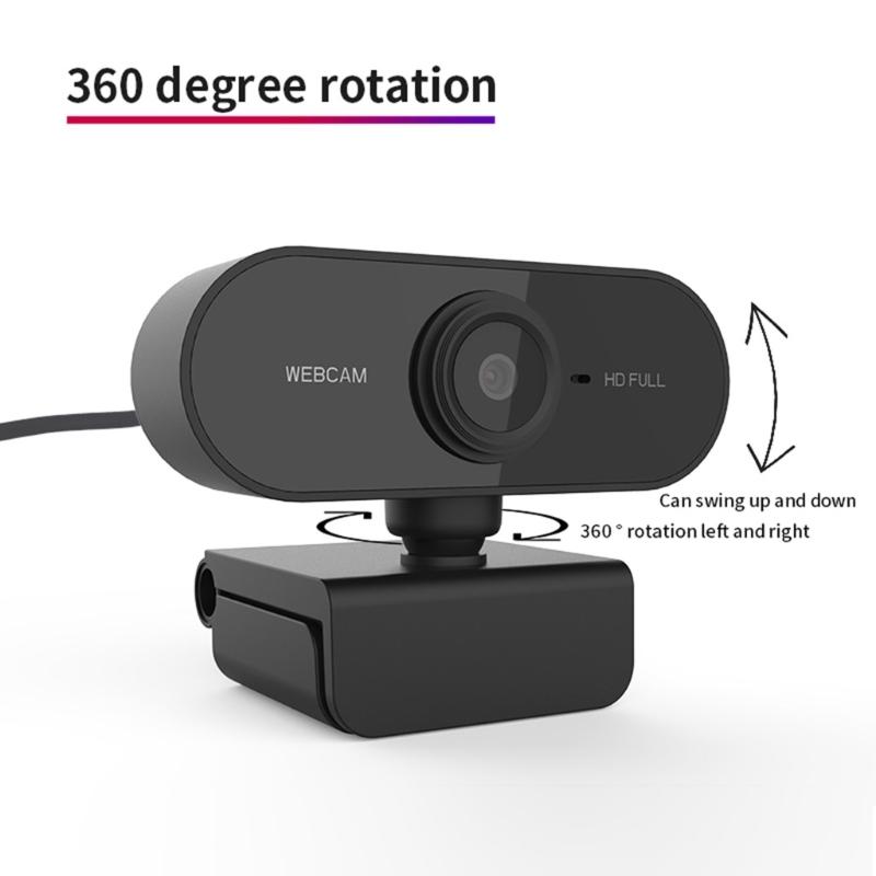 Highly Definition 1080P Camera Webcam Adjustable Angle for PC,Plugs and Play USB Connectivity for Live Broadcasts