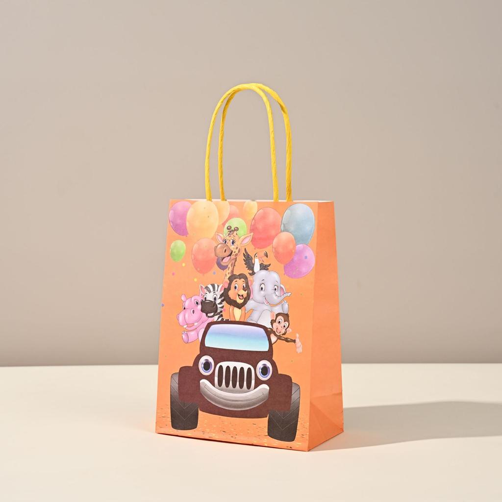 Customizable Kraft Paper Gift Bag for Christmas Catering and Coffee Takeaway